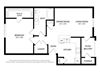 Highland Hills_1 Bedroom Floor Plan